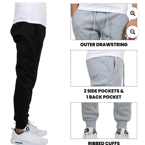 Women's Galaxy by Harvic Fleece Loose Jogger Sweatpants Size XXL Olive Green - Picture 9 of 15